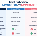 perbedaan konpal dan kontraksi asli